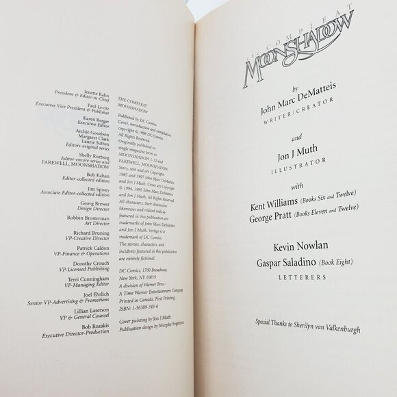 Compleat Moonshadow Book by DeMatteis Muth DC Comics Vertigo TPB 1998 - Picture 3 of 9